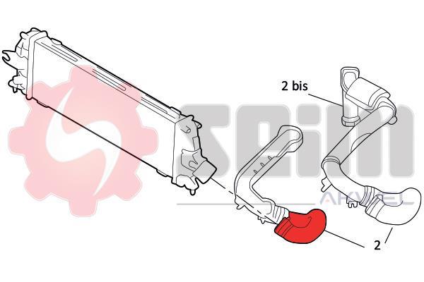 Durite de turbocompresseur (Durite de turbo) SEIM 982027