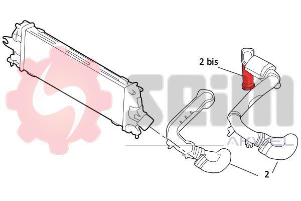 Durite de turbocompresseur (Durite de turbo) SEIM 982028