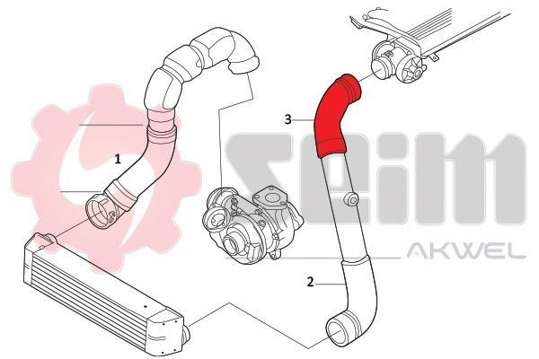 Mangueira do turbocompressor SEIM 982036
