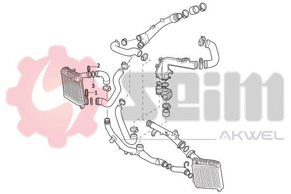 Durite de turbocompresseur (Durite de turbo) SEIM ref. 982053