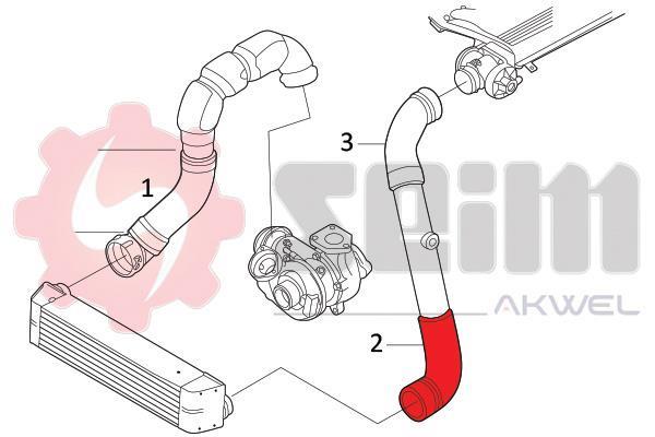 Mangueira do turbocompressor SEIM 982062