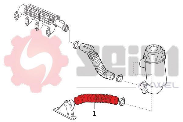 Durite de turbocompresseur (Durite de turbo) SEIM 982074