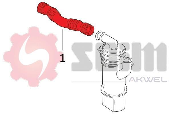 Durite de turbocompresseur (Durite de turbo) SEIM 982087