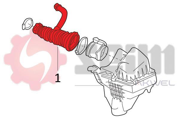 Mangueira do turbocompressor SEIM ref. 982099