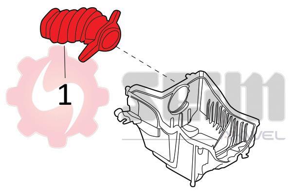 Mangueira do turbocompressor SEIM ref. 982100