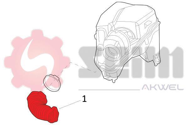 Durite de turbocompresseur (Durite de turbo) SEIM 982118