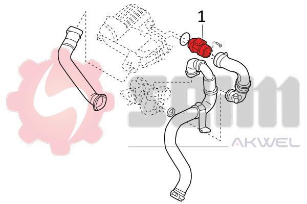 Durite de turbocompresseur (Durite de turbo) SEIM 982125