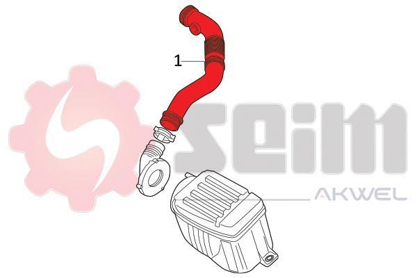 Durite de turbocompresseur (Durite de turbo) SEIM 982145