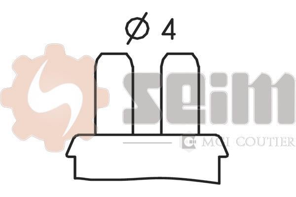 Interruptor de temperatura, ventilador del radiador SEIM ref. TH189