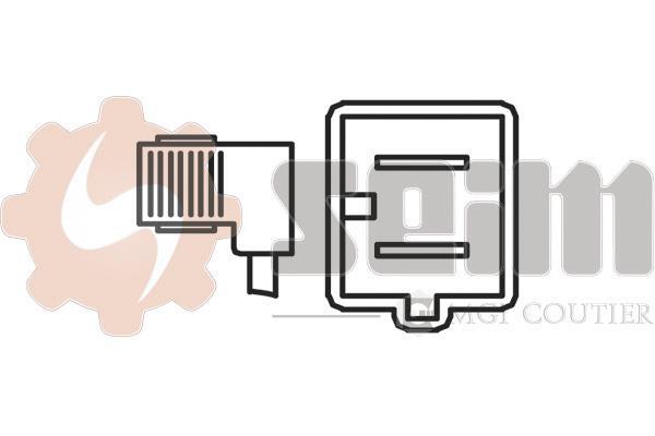 Interruptor de temperatura, ventilador do radiador SEIM ref. TH115
