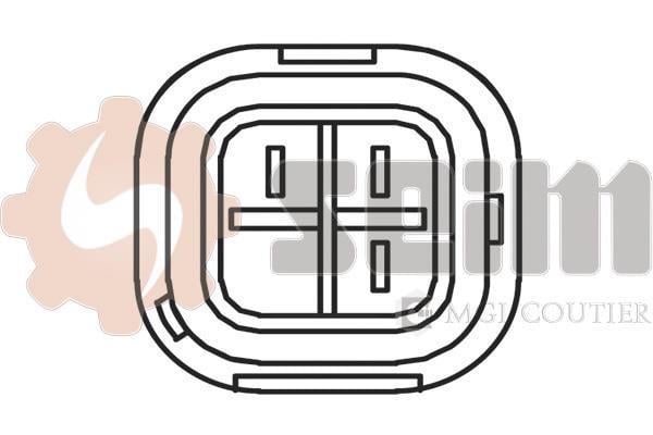 Interruptor de temperatura, ventilador do radiador SEIM ref. TH105
