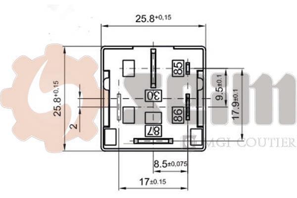 Boîtier de préchauffage (Relais de préchauffage) SEIM ref. 105630