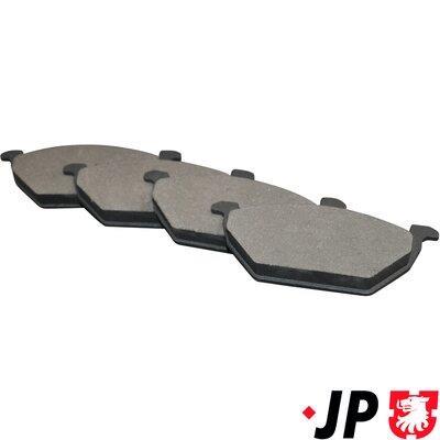 Jeu de 4 plaquettes de frein JP GROUP a/s ref. 1163600910