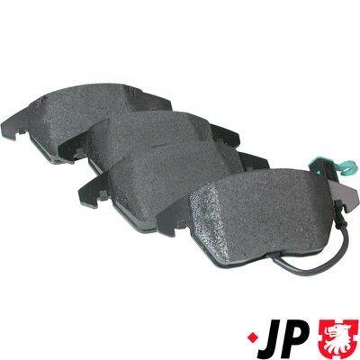 Jeu de 4 plaquettes de frein JP GROUP a/s ref. 1163601110