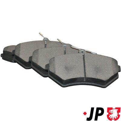 Jeu de 4 plaquettes de frein JP GROUP a/s ref. 1163602010