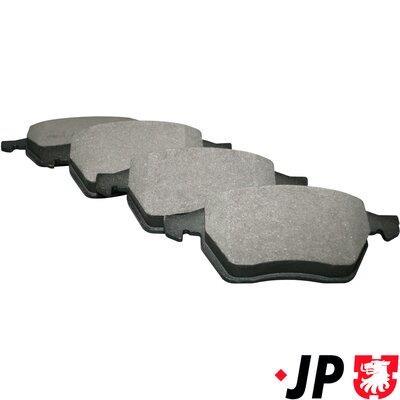 Jeu de 4 plaquettes de frein JP GROUP a/s ref. 1163604810