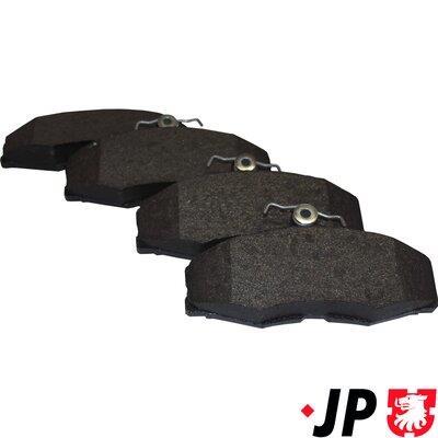 Jeu de 4 plaquettes de frein JP GROUP a/s ref. 1163606510