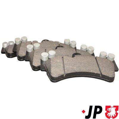 Jeu de 4 plaquettes de frein JP GROUP a/s ref. 1163606710