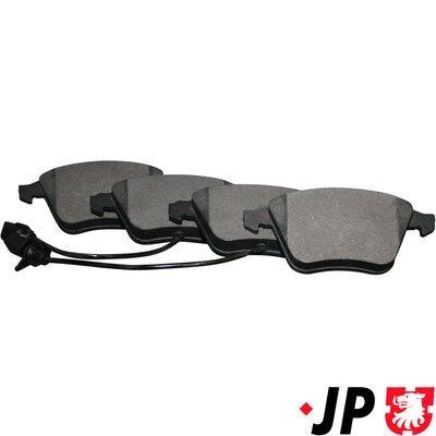 Jeu de 4 plaquettes de frein JP GROUP a/s ref. 1163607010