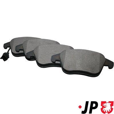 Jeu de 4 plaquettes de frein JP GROUP a/s ref. 1163607210