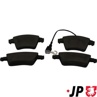 Jeu de 4 plaquettes de frein JP GROUP a/s ref. 1163609010