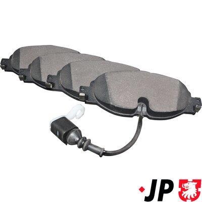 Jeu de 4 plaquettes de frein JP GROUP a/s ref. 1163609510