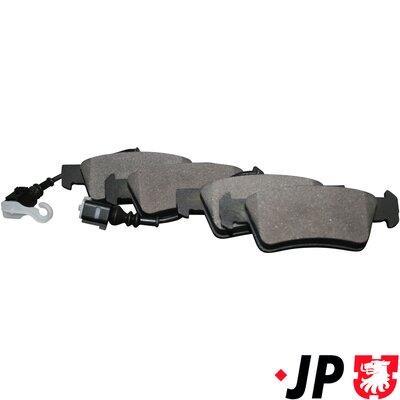 Jeu de 4 plaquettes de frein JP GROUP a/s ref. 1163706710