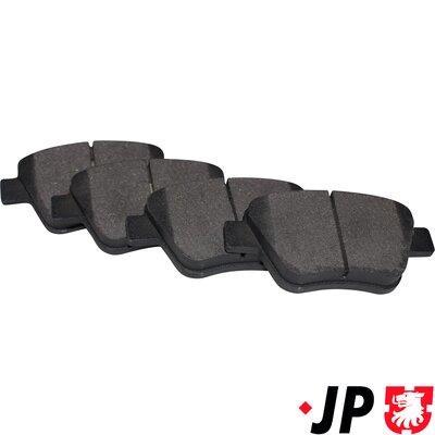 Jeu de 4 plaquettes de frein JP GROUP a/s ref. 1163707210