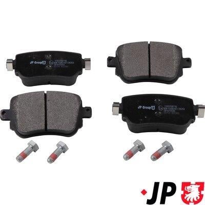 Jeu de 4 plaquettes de frein JP GROUP a/s ref. 1163708710