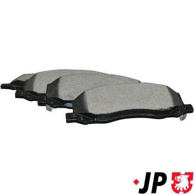 Jeu de 4 plaquettes de frein JP GROUP a/s ref. 1263603910
