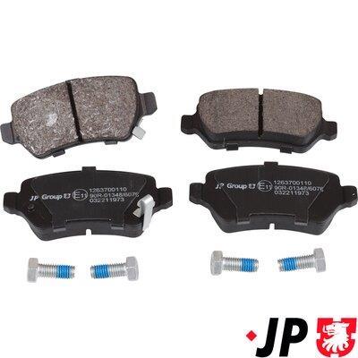 Jeu de 4 plaquettes de frein JP GROUP a/s ref. 1263700110