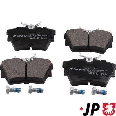 Jogo de 4 pastilhas de travão JP GROUP a/s ref. 1263701610