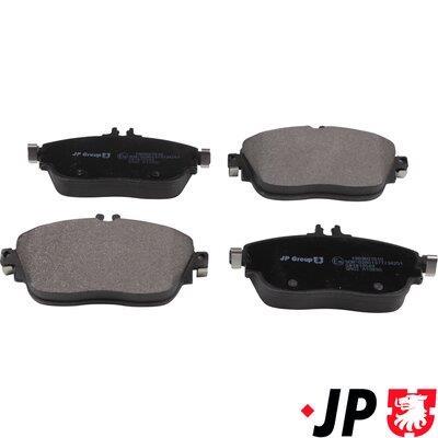 Jeu de 4 plaquettes de frein JP GROUP a/s ref. 1363607010