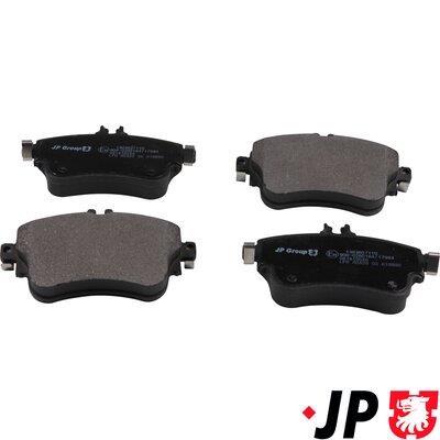 Jeu de 4 plaquettes de frein JP GROUP a/s ref. 1363607110
