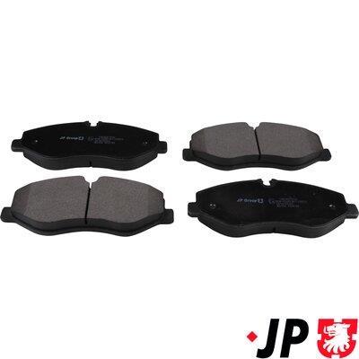Jeu de 4 plaquettes de frein JP GROUP a/s ref. 1363607310