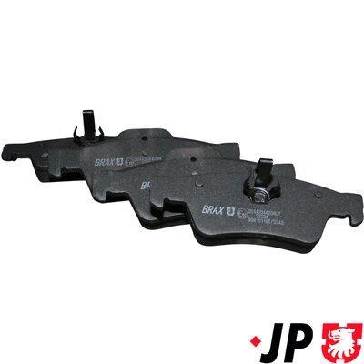 Jeu de 4 plaquettes de frein JP GROUP a/s 1363701010