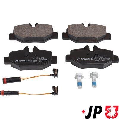 Jogo de 4 pastilhas de travão JP GROUP a/s ref. 1363701910