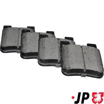Jeu de 4 plaquettes de frein JP GROUP a/s ref. 1363702410