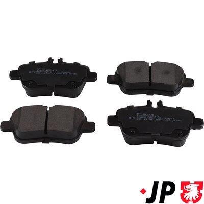 Jeu de 4 plaquettes de frein JP GROUP a/s ref. 1363702510
