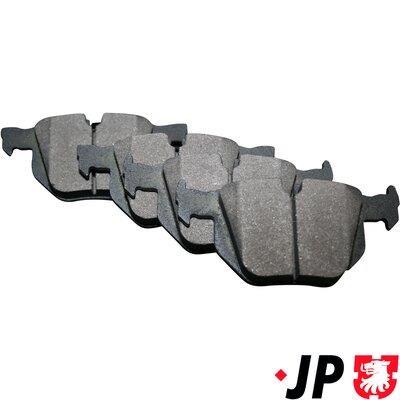Jeu de 4 plaquettes de frein JP GROUP a/s ref. 1463700410