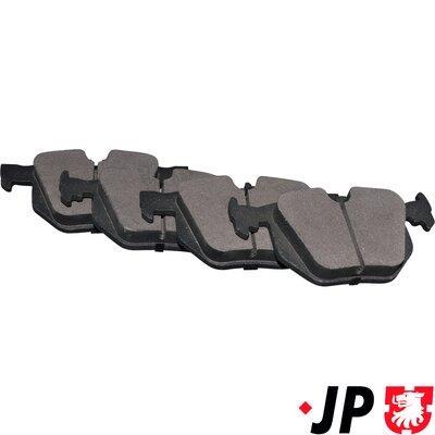 Jeu de 4 plaquettes de frein JP GROUP a/s ref. 1463701010