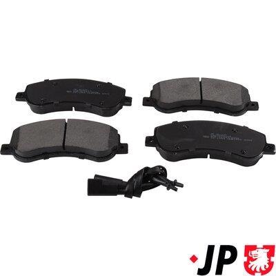 Jeu de 4 plaquettes de frein JP GROUP a/s ref. 1563600210