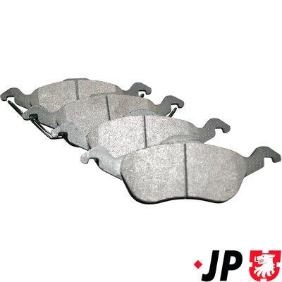 Jeu de 4 plaquettes de frein JP GROUP a/s 1563600910