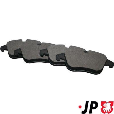 Jeu de 4 plaquettes de frein JP GROUP a/s ref. 1563601710
