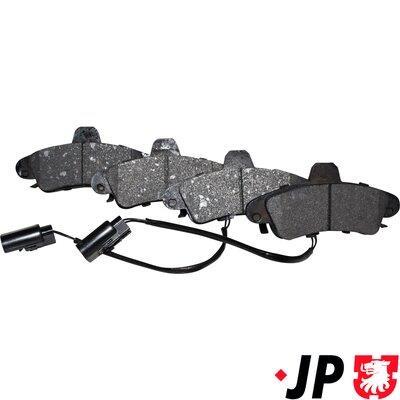 Jeu de 4 plaquettes de frein JP GROUP a/s ref. 1563700310