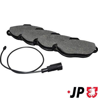 Jeu de 4 plaquettes de frein JP GROUP a/s ref. 3363602110
