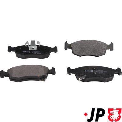 Jeu de 4 plaquettes de frein JP GROUP a/s ref. 3363605610