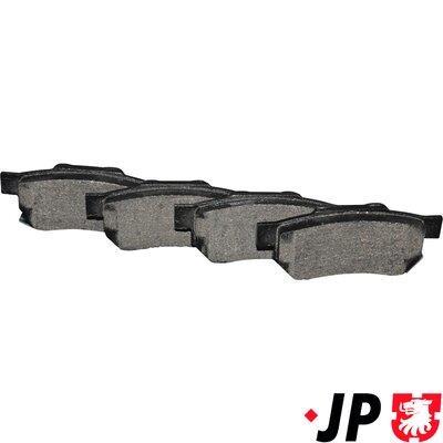 Jeu de 4 plaquettes de frein JP GROUP a/s ref. 3463700610