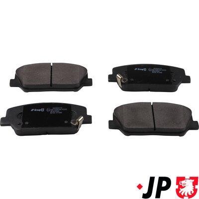 Jeu de 4 plaquettes de frein JP GROUP a/s ref. 3663604110
