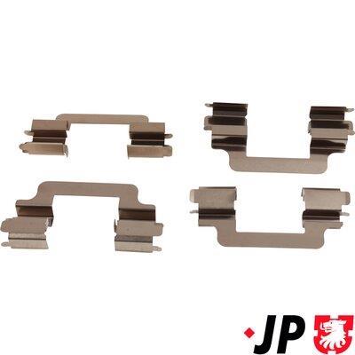 Kit d'accessoires pour plaquette de frein à disque JP GROUP a/s 3764001110